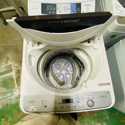 ☆563 SHARP 全自動洗濯機9kg 2019年製 ES-GV9D 【リサイクルマート