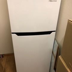 【美品】Hisense 2ドア冷凍庫冷蔵庫