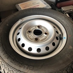 12インチ　キャリー純正　タイヤ、ホイールセット　バリ溝