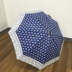 おしゃれな日傘（ブルー）未使用