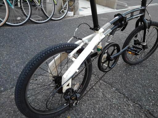 中古自転車1922 前後タイヤ新品！ ドッぺルギゃンガー アルミ