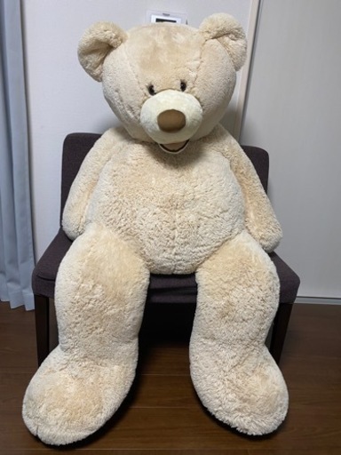 コストコ ぬいぐるみ くま 135cm テディベア 特大 サボ 綾歌のおもちゃ ぬいぐるみ の中古あげます 譲ります ジモティーで不用品の処分