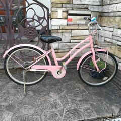 子供用20インチ自転車【ピンク色】