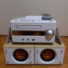 ウッドコーン　JVC  コンポ　良品質