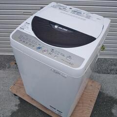 【クリーニング済・動作品】シャープ 洗濯機 6kg SHARP ...