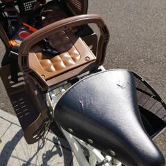 子供乗せ自転車　お話中