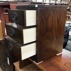 KO-45【ご来店頂ける方限定】民芸箪笥3段
