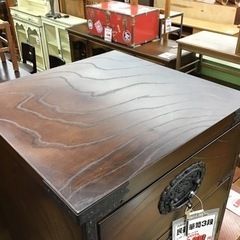 KO-45【ご来店頂ける方限定】民芸箪笥3段