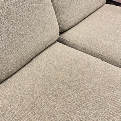 【売約済み】　起立木工 ノルディ　アーム　ソファ　ファブリック　生地　ソファ　2人掛け　2シーター　オーク　オーク材　オーク無垢材　北欧　ナチュラル　スカンジナビィア ミッドセンチュリー　ソファー　カントリー　木製　検　大塚家具　IDC　取り扱い