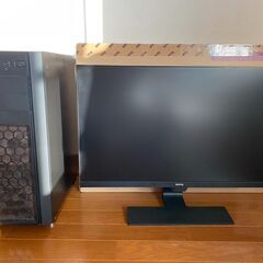 core i3 GTX1050TI搭載 ゲーミングPC + 27インチモニターセット