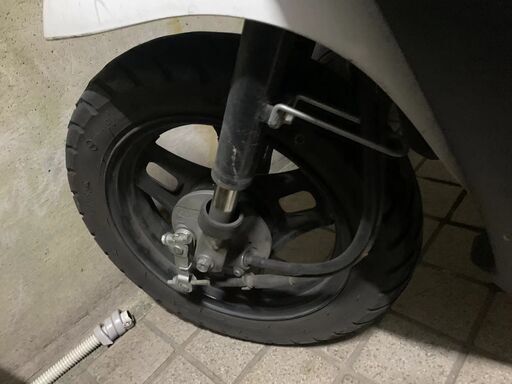 東京豊島区大塚のバイクや スズキ レッツ CA4AA 白色現役バイク自賠責