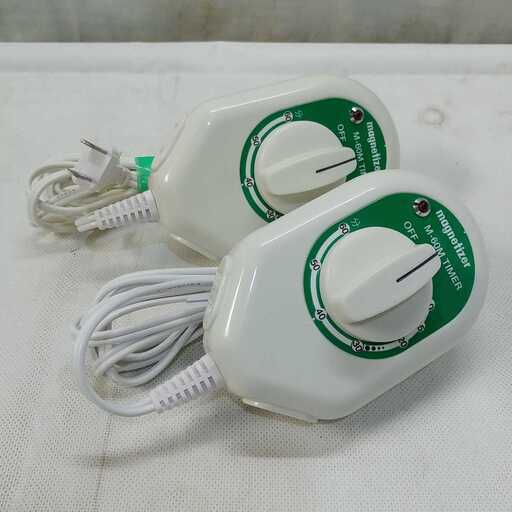 ドリームシャワー　マグネタイザー SST型　サイクルタイマー タイムスイッチ2本 M-60M 取説付 ドリームシャワー マグネタイザー SST型 サイクルタイマー タイム