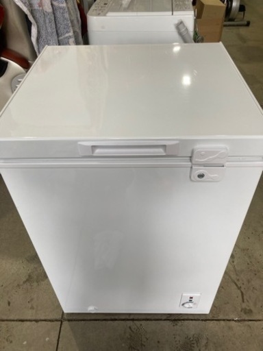 maxzen 98L 上開き冷凍庫 冷凍ストッカー JF100ML01WH 2020年製 鍵欠品