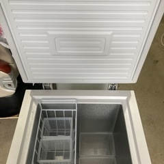 maxzen 98L 上開き冷凍庫 冷凍ストッカー JF100ML01WH 2020年製 鍵欠品