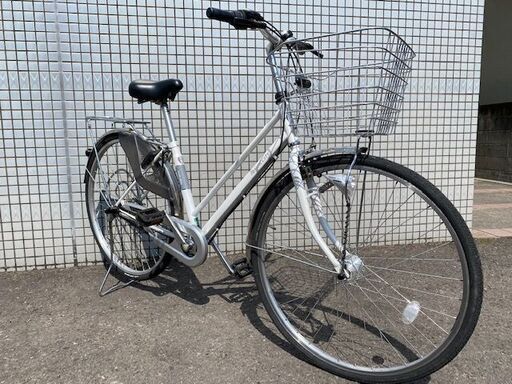 かなり上物！通学用に！マルキン自転車 BAA 27インチ 内装3段シティサイクル 前カゴ、オートライトつき 鹿児島市