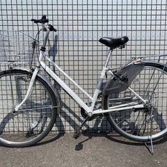 かなり上物！通学用に！マルキン自転車　BAA　27インチ　内装3段シティサイクル　前カゴ、オートライトつき　鹿児島市