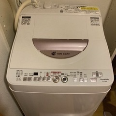 シャープ 洗濯機（型番：ES-TG60L）