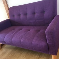 紫色のソファ　0円！