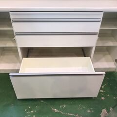 【愛品館八千代店】松田家具　スライド扉キッチンボード　1680