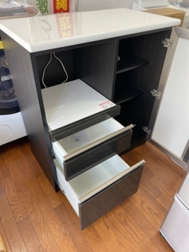 送料・設置込み　レンジボード　リビングボード　キッチンボード　食器棚　NITORI