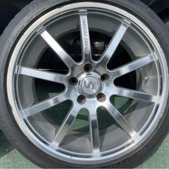 スポーツテクニック19インチ8.5Ｊホイールダンロップタイヤセット❗️