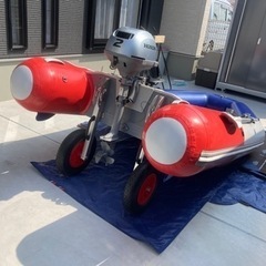 アキレス　ゴムボート　ホンダ　2馬力 セット