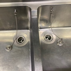 業務用2槽シンク 1000x450x800(+90)