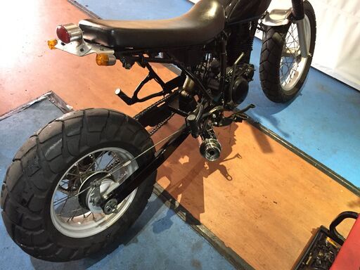 TW200E カスタム DG07J 登録、整備代込みの価格!!