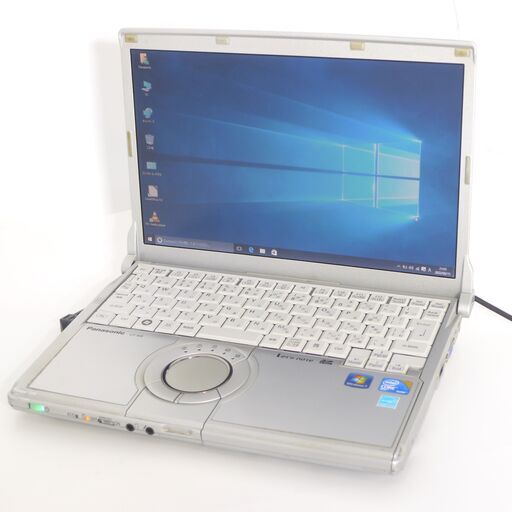 Wi-Fi有 日本製 銀色 ノートパソコン パナソニック 松下 CF-N9JWCDDS 中古良品 12.1型 Core i5 4GB 無線 Windows10 Office 即使用可