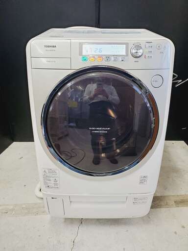 TOSHIBA 東芝 TW-2100VE 洗濯乾燥機 2008年製 ヒートポンプ ハイブリッドドラム式