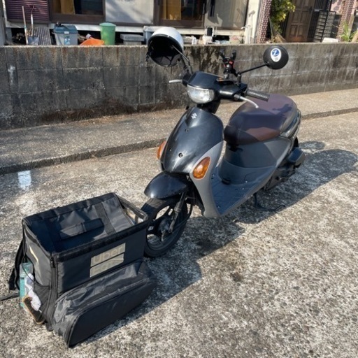 【美品】原付（スズキレッツ）ヘルメット、スマホたて付、ウバック