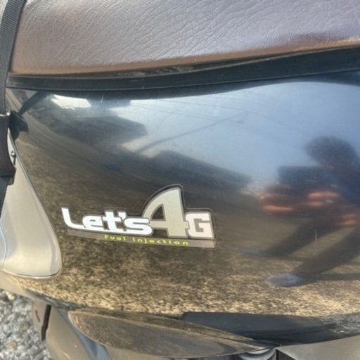 自転車 【美品】原付（スズキレッツ）ヘルメット、スマホたて付、ウバック
