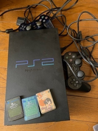 ps2本体+コントローラ2つ+メモリーカード3つ+ソフト多数※値下げ