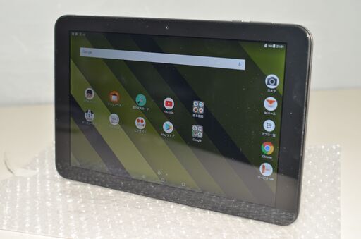 中古品 au KYT33 Qua tab QZ10 オリーブブラック