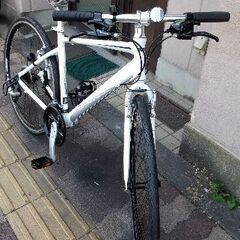 美品☆PRECISION SPOTS[プレシジョン スポーツ]700c クロスバイク アルミ/24speed/ホワイト