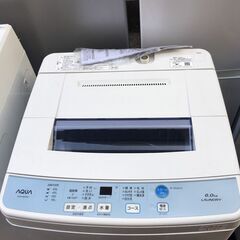 ☆中古 激安！！￥12,800！！AQUA アクア 6.0kg洗濯機 家電 2018年製