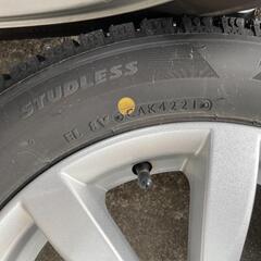 スタッドレスタイヤ【155/65R14 】純正ホイール付き4本セット   28000円に値下げしました!!