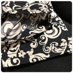 ご購入者様決定꒰GALSTAR꒱ダマスク柄 レギンス黒ベージュ サテン スパッツ アラベスク柄 ご購入者様決定꒰GALSTAR꒱ダマスク柄 レギンス黒ベージュ サテン