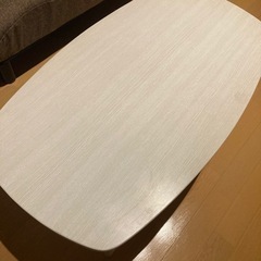 白　折り畳みローテーブル