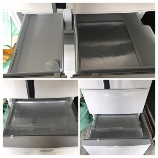 保証付2022年6月迄】MITSUBISHI 6ドア冷蔵庫 MR-RX57T-W 2012年製