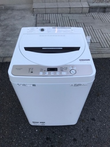 名古屋市郊外配送無料キャンペーン中！！　SHARP  6kg洗濯機　ES-GE6D-T  2020年製