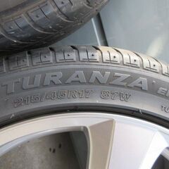商談成立！プリウス等にお勧め！17インチホイール 215/45R17 中古品「B」