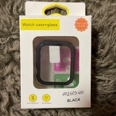 新品未使用。APPLE Watch case+glass 44MM