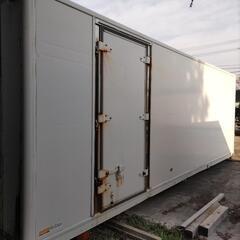 香取市山之辺】No.Y-25 横扉付き シャッター コンテナ ワイド幅 約