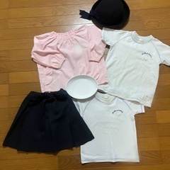 舞鶴聖母幼稚園制服 体操服 カラー皿 帽子