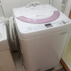 洗濯機 - 2014年SHARP製（ES-GE60N-P）