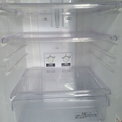 【リサイクルショップどりーむ天保山店】●1244●　☆新生活応援☆　三菱　２ドア冷蔵庫　2017年製　1～2暮らしに最適１４６L♪　MR-P15A-B形　ブラック