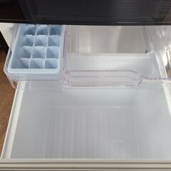 【リサイクルショップどりーむ天保山店】●1244●　☆新生活応援☆　三菱　２ドア冷蔵庫　2017年製　1～2暮らしに最適１４６L♪　MR-P15A-B形　ブラック