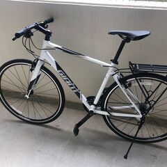 クロスバイク 自転車 GIANT クロスター2021 白 500(M)