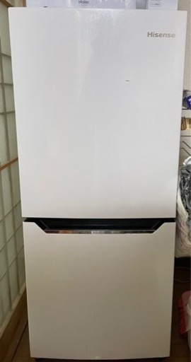 冷蔵庫　ハイセンス　幅48cm 150L パールホワイト HR-D15C
